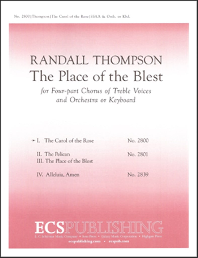 The Place of the Blest: 1 The Carol of the Rose